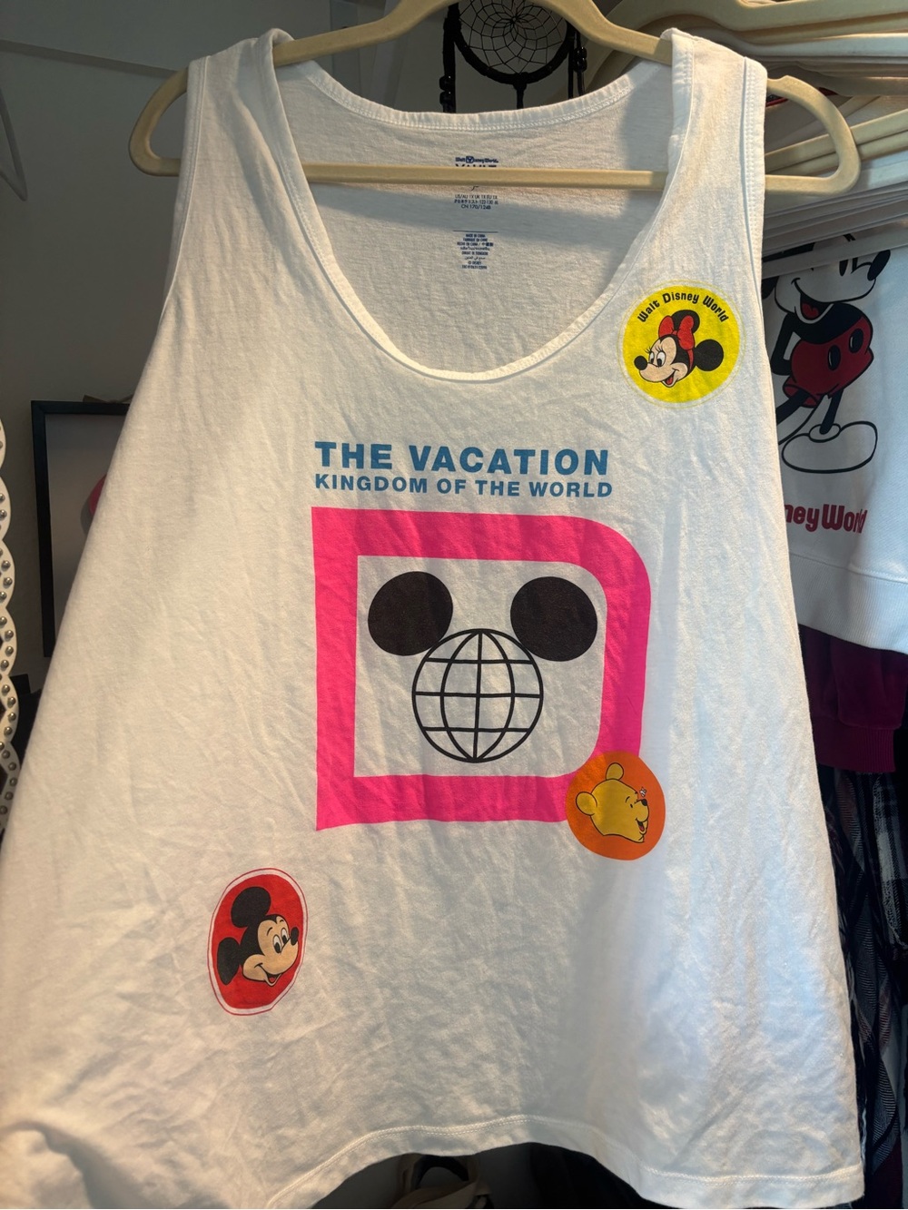 Disney Vault Collection White Tank